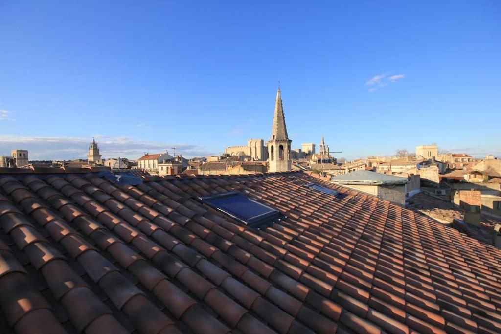 Appartement 1 Chb, Calme, Lumineux, Clim, Terrasse 亞維農 外观 照片